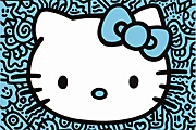 Mr. Doodle Kitty Blue