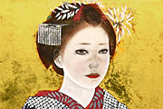 石本正 舞妓座像