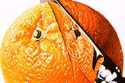 上田薫 オレンジにナイフ