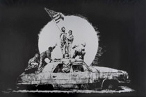 バンクシー Silver Flag